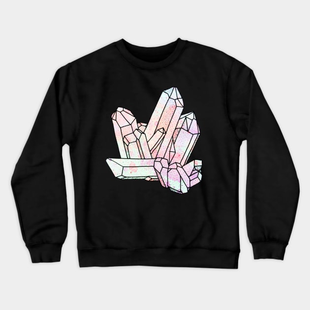 Galaxy Crystal Graphic Crewneck Sweatshirt by bblane